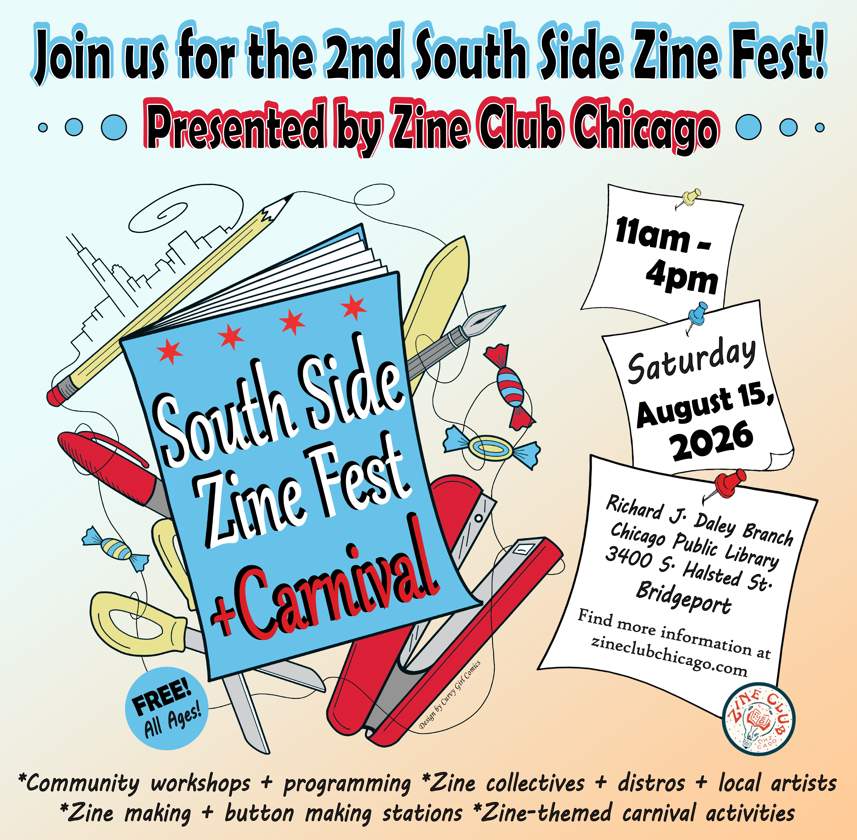 Zine Club Chicago – A free community event series for self